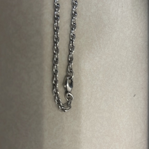 Retired James Avery “16 double loop silver rope chain - Picture 3 of 7